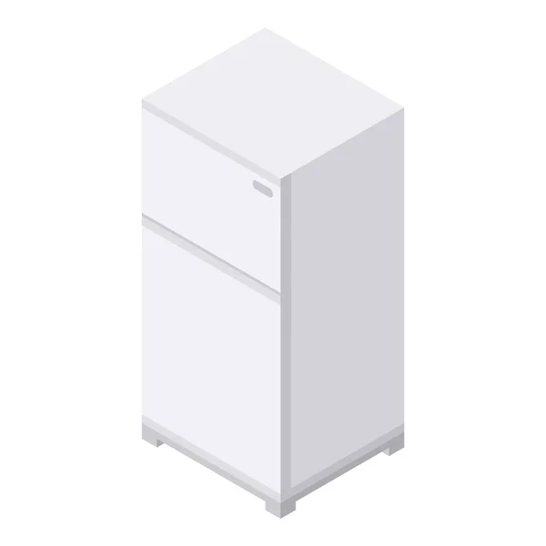 Oude koelkast icon, isometrische stijl — Stockvector
