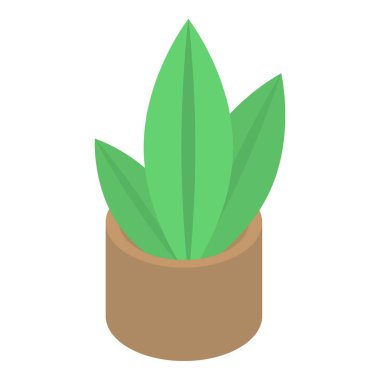 Houseplant simgesi, biyometrik stil