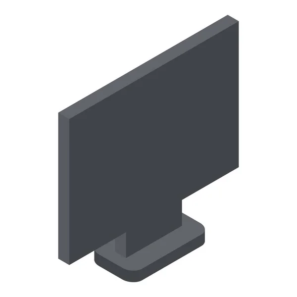 Trasig datormonitor ikon, isometrisk stil — Stock vektor