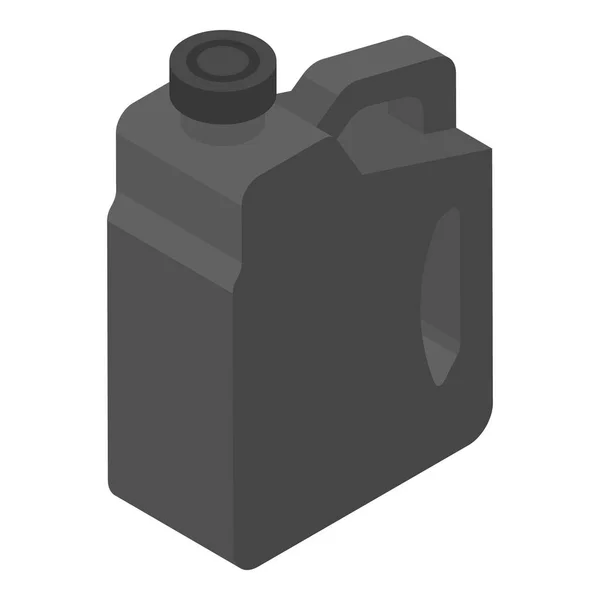 Icono del envase negro, estilo isométrico — Archivo Imágenes Vectoriales