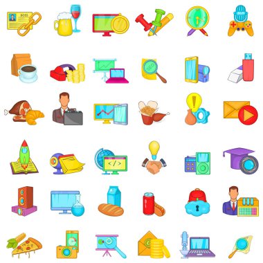 Çalışan ruh simgeleri, çizgi film biçimi