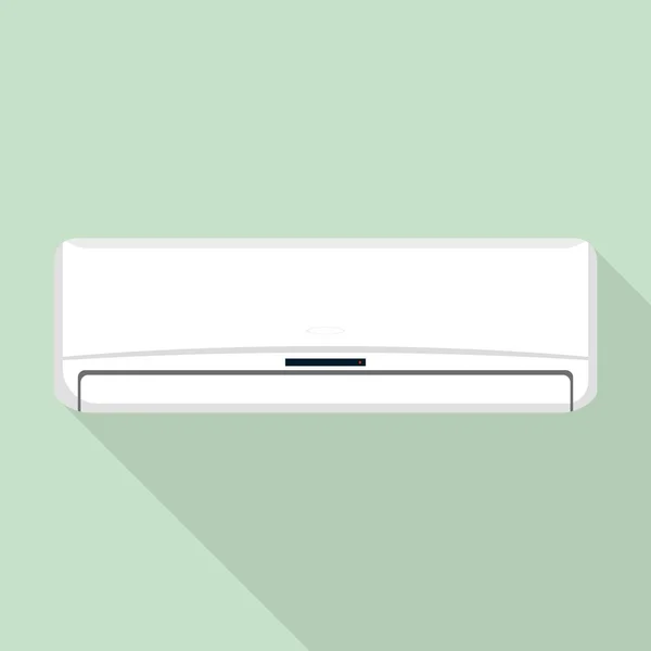 Icône de climatiseur moderne, style plat — Image vectorielle