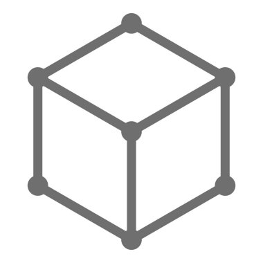 Küp simgesi, izometrik biçim