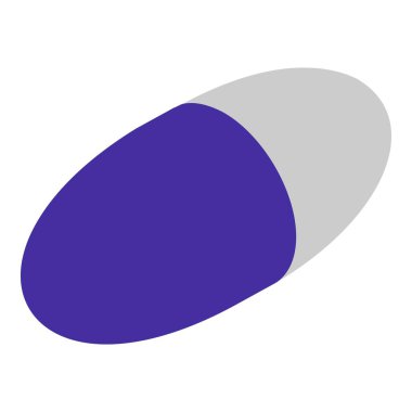 Vitamin Kapsülü simgesi, izometrik biçim