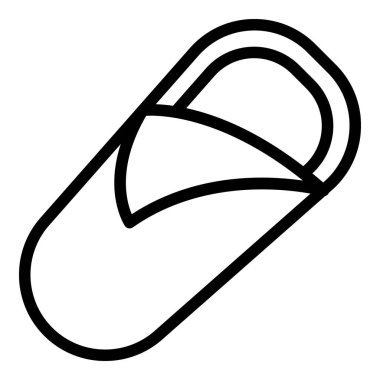 Bebek beşiği simgesi, taslak biçimi