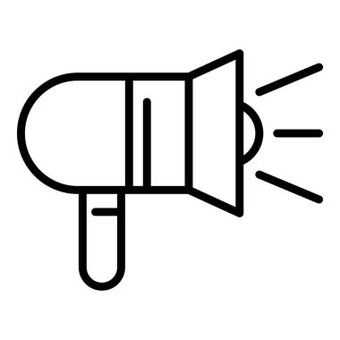 El hoparlör simgesi, anahat stili