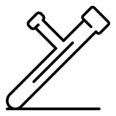 Polis baton simgesi, anahat stili