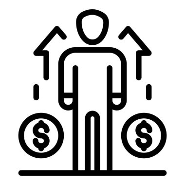 Yatırımcı para kadar simge, anahat tarzı