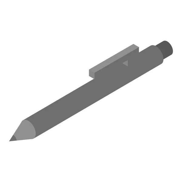 Pen icon, isometric style — Stock Vector