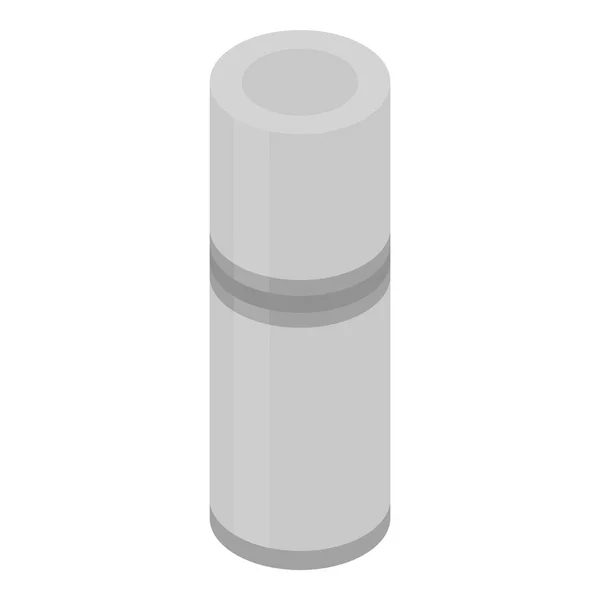 Metalen Thermos icon, isometrische stijl — Stockvector