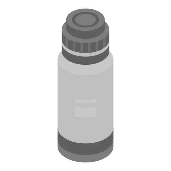 Camping thermos icon, isometric style — Stock Vector