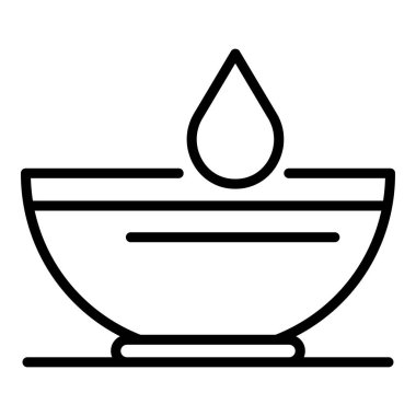 Krem tüp boya plakası simgesi, anahat tarzı