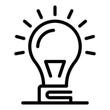 Ampul simgesi, anahat stili