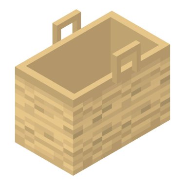 Sebze hasır simgesi, izometrik biçim