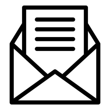 Zarf harf simgesi, özet biçimi aç