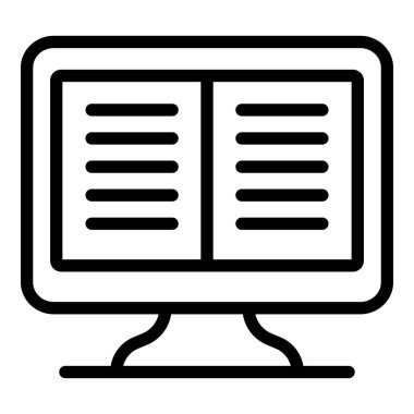 Ekran simgesi, özet biçimi üzerine kitabı aç