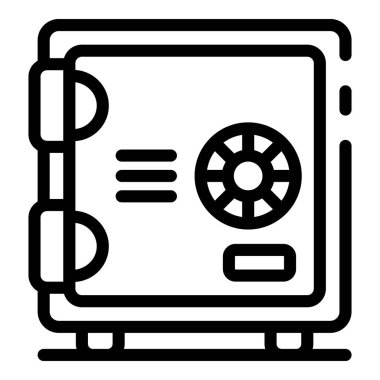 Para güvenliği simgesi, taslak biçimi