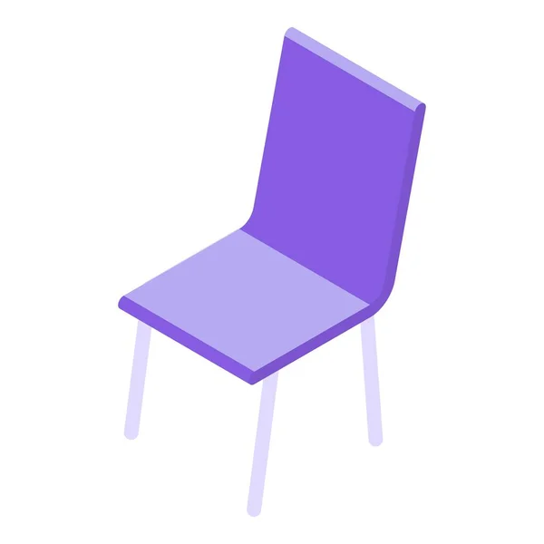 Ikona krzesła kuchennego w stylu izometrycznym — Wektor stockowy