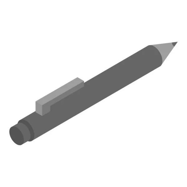 Persönliches Stift-Symbol, isometrischer Stil — Stockvektor