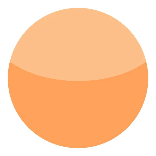 Icono de fruta naranja, estilo isométrico — Vector de stock