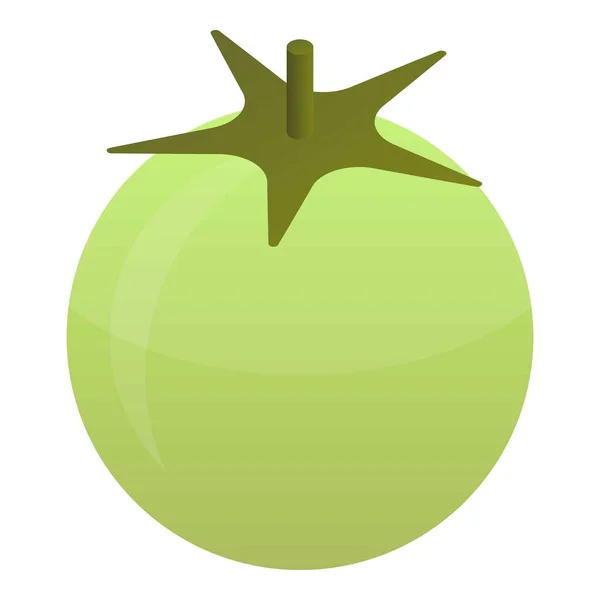 Icono de tomate verde, estilo isométrico — Vector de stock