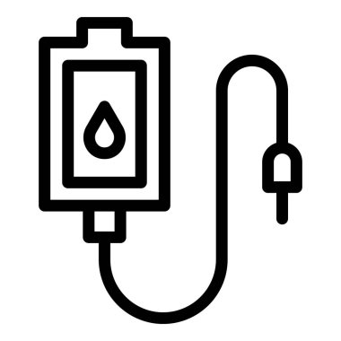 Kan paketi simgesi, anahat stili