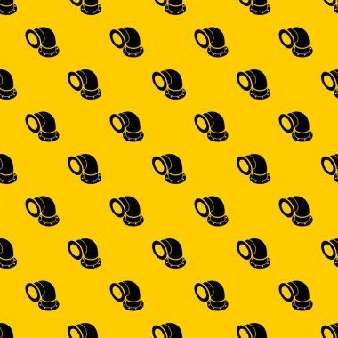 Yarı dairesel boru desen vektörü