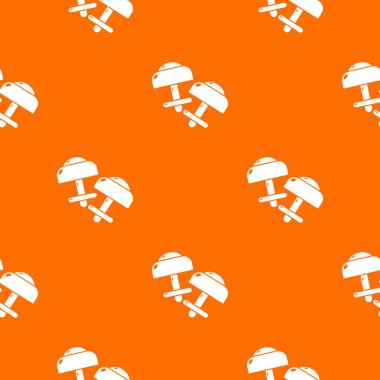 Modern küpe desen vektör turuncu