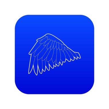 Kaz kanadı mavi vektörü