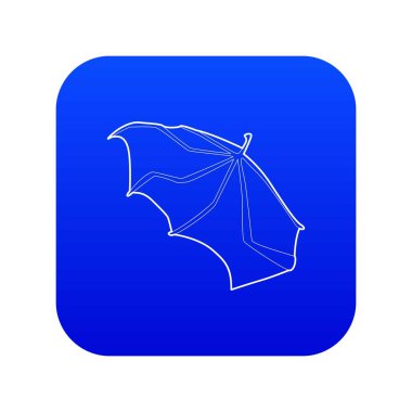 Dalgalanan kanat mavi vektörü