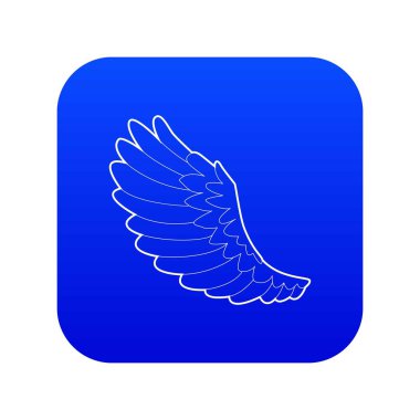 Eğri kanat mavi vektörü