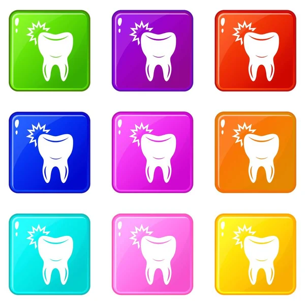 Иконки для стоматологии — стоковый вектор