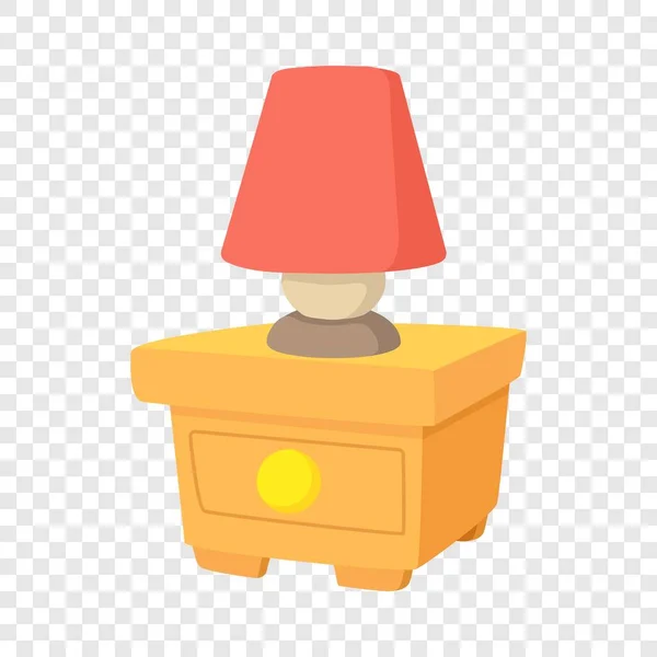 Nacht lamp pictogram, cartoon stijl — Stockvector