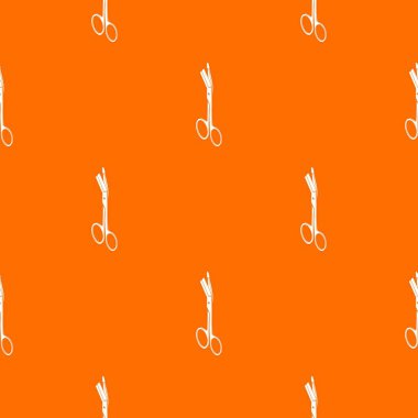 Makas desenli turuncu vektör açısı