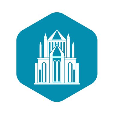 Katedral simgesi, basit tarzı