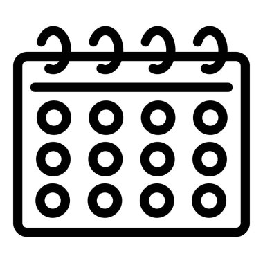 Office takvim simgesini, anahat stili