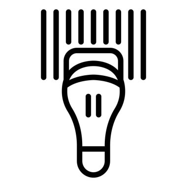 Ticari barkod tarayıcı simgesi, özet biçimi