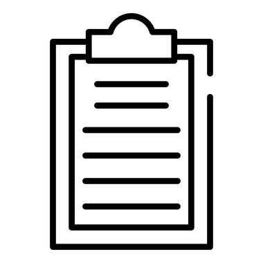 Egzersiz listesi simgesi, özet biçimi