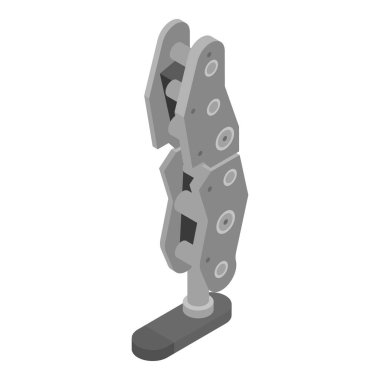Robot ayak uzvu simgesi, izometrik biçim