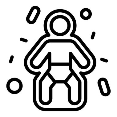 Bebek aşılama simgesi, taslak biçimi