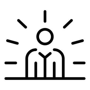 Erkek aşılama simgesi, özet biçimi