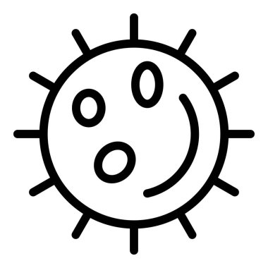 Hastalık virüsü simgesi, özet biçimi