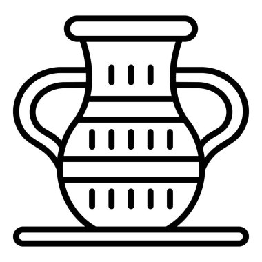 Mısır vazo simgesi, özet biçimi