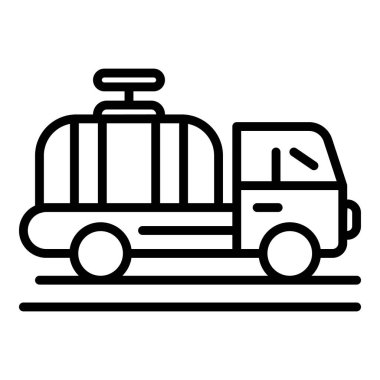 Süt tankeri simgesi, özet biçimi