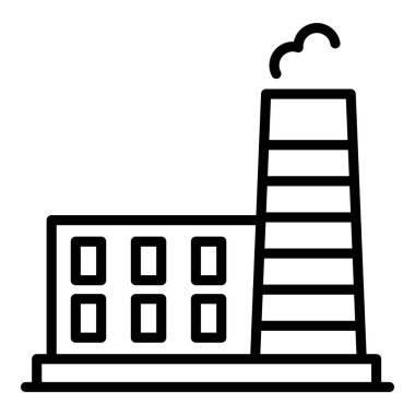 Modern fabrika simgesi, taslak biçimi