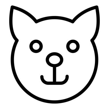 Kedi kafası simgesi, taslak biçimi