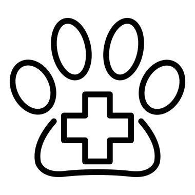 Pençe simgesinde tıbbi haç, özet biçimi