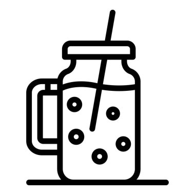 Smoothie pot simgesi, taslak biçimi