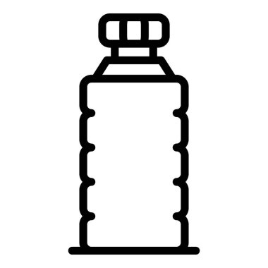 Spor içeceği ikonu, taslak tarzı