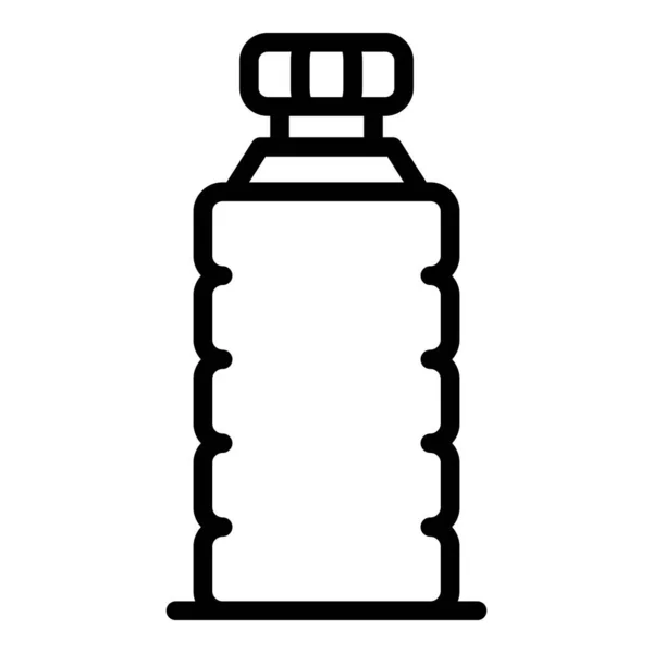 Sport drank fles pictogram, omtrek stijl — Stockvector